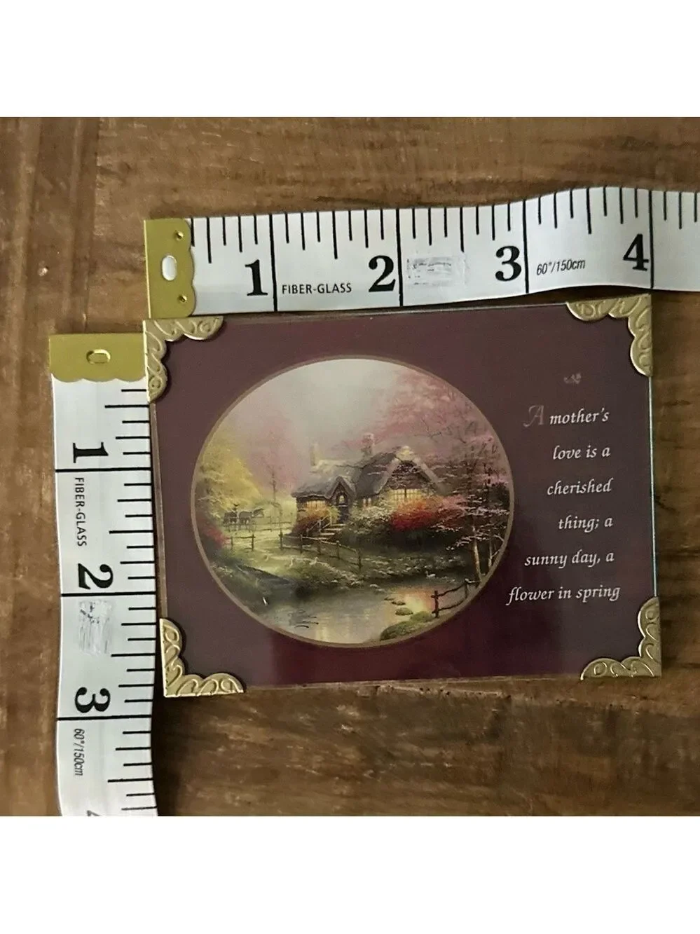 Baby Picture Frame by Malden International Designs Pewter 4x6 + Thomas Kinkade